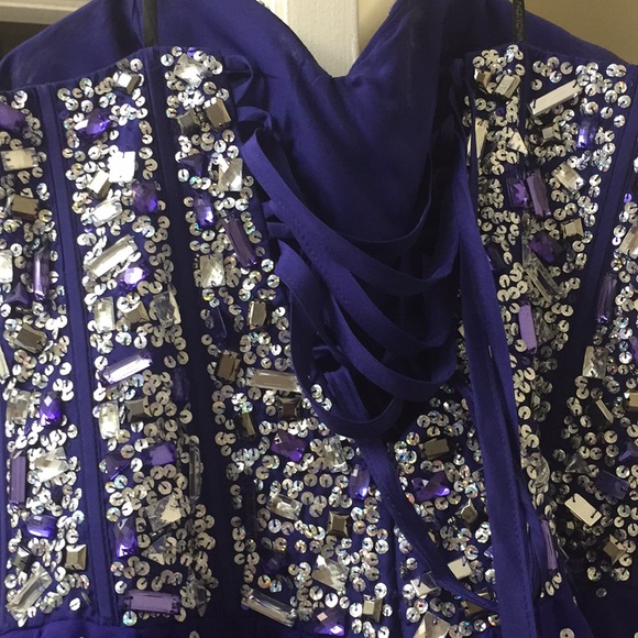 Purple homecoming dress - Picture 6 of 6